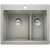BLANCO PLEON 6 Split Silgranit PuraDur Perłowoszary lewa, InFino