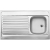 BLANCO R-ES 10x6 Stal matowa odwracalny, bez przelewu, nakładany (1 1/2)