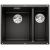 BLANCO SUBLINE 340/160-U Silgranit czarny, lewa, InFino