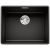 BLANCO SUBLINE 500-F Silgranit czarny, InFino