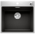 BLANCO SUBLINE 500-IF/A SteelFrame Silgranit czarny, korek auto., InFino