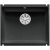 BLANCO SUBLINE 500-U Ceramika PuraPlus czarny, InFino