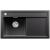 BLANCO ZENAR 45 S-F Silgranit antracyt lewa, korek auto., InFino, deska jesionowa