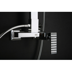 Zestaw kabinowo-prysznicowy natynkowy  PANAMA PAN-ZKPN.400C