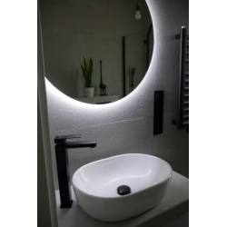 Bateria umywalkowa wysoka  TORONTO TOR-BUW.050 CZARNY MAT