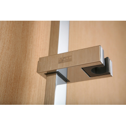 Drążek prysznicowy kwadratowy z mosiądzu   DPK-440C