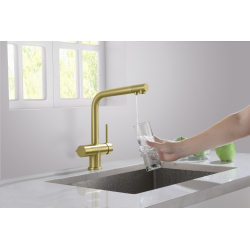 Crystal - mosiądz antyczny bateria 4 drożna