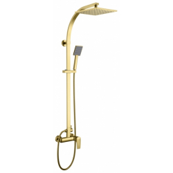 Zestaw kabinowo-prysznicowy natynkowy MONACO MON-ZKPN.400 kolor ZŁOTY