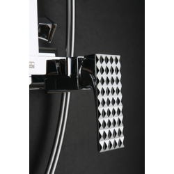 Zestaw kabinowo-prysznicowy natynkowy  PANAMA PAN-ZKPN.400C