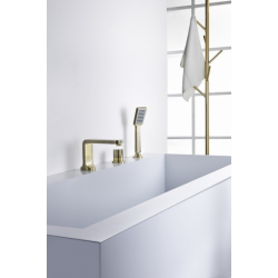 Bateria wannowa 3-otworowa  GALA GAL-BWW.080-ORN MOSIĄDZ ANTYCZNY