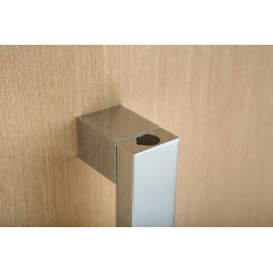 Drążek prysznicowy kwadratowy z mosiądzu   DPK-440C