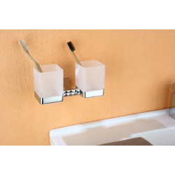 Uchwyt z dwoma szklankami   PANAMA PAN-86052