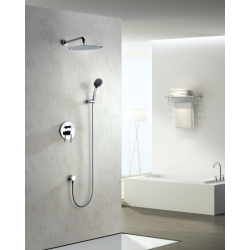 Zestaw prysznicowy podtynkowy z deszczownicą i prysznicem   DENVER DEN-ZKP.150C