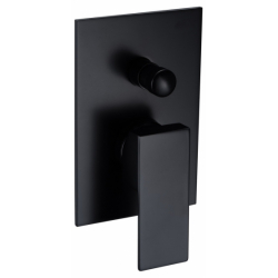 Bateria podtynkowa jednouchwytowa z przełącznikiem  TORONTO TOR-BPD.220 CZARNY MAT