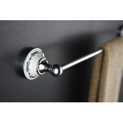 Wieszak na ręczniki pojedynczy NIKOLAS  NIK-57020