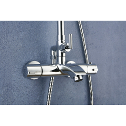 Zestaw termostatyczny wannowo-prysznicowy natynkowy  TERMO TER-ZWPN.500C