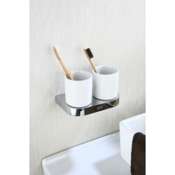 Uchwyt z dwoma szklankami   LIWO LIW-56052