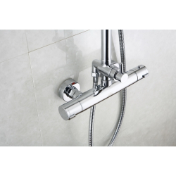 Zestaw termostatyczny kabinowo-prysznicowy natynkowy  TERMO TER-ZKPN.400C