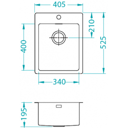 ALVEUS PURE 10 zlewozmywak stalowy