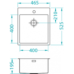 ALVEUS PURE 20 zlewozmywak stalowy