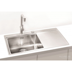 ALVEUS PURE 50 zlewozmywak stalowy prawy