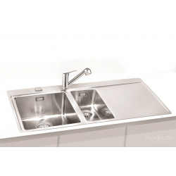 ALVEUS PURE 60 zlewozmywak stalowy prawy