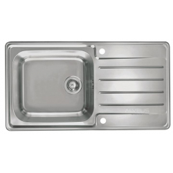 ALVEUS PRAKTIK 100 zlewozmywak stalowy satynowy