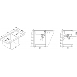 ALVEUS PRAKTIK 100 zlewozmywak stalowy satynowy