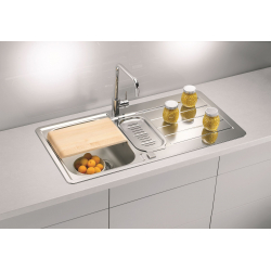 ALVEUS LINE MAXIM 10 zlewozmywak stalowy satynowy