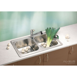 ALVEUS ELEGANT 40 zlewozmywak stalowy satynowy