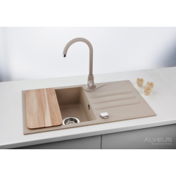 ALVEUS GALAPAGOS zlewozmywak granitowy beżowy