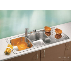 ALVEUS ELEGANT 70 zlewozmywak stalowy satynowy