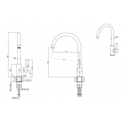 JODIE Slim SteelQ PVD miedziany