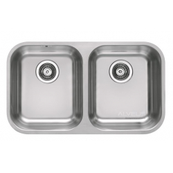 ALVEUS DUO 30 zlewozmywak stalowy satynowy podwieszany