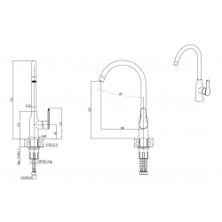 SOPHIA Slim SteelQ PVD miedziany