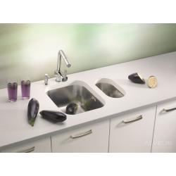 ALVEUS VARIANT 40 zlewozmywak stalowy satynowy podwieszany