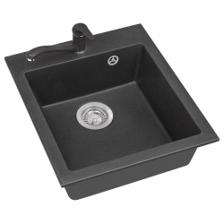 ALVEUS Boogie 20 zlewozmywak granitowy czarny