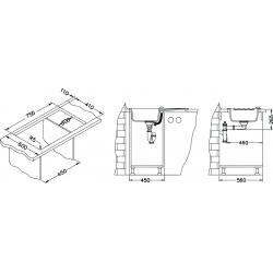 ALVEUS NIAGARA 30 zlewozmywak granitowy biały
