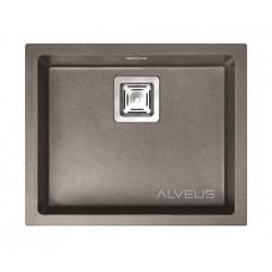 ALVEUS QUADRIX 50 zlewozmywak granitowy twilight