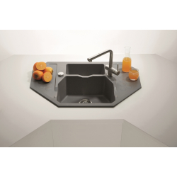 ALVEUS SENSUAL 60 zlewozmywak granitowy steel