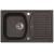 ALVEUS RECORD 30 zlewozmywak granitowy czarny