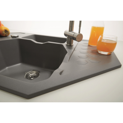 ALVEUS SENSUAL 60 zlewozmywak granitowy steel