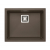 ALVEUS QUADRIX 50 zlewozmywak granitowy chocolate