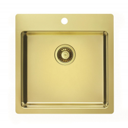 ALVEUS PURE 30 zlewozmywak stalowy MONARCH złoty