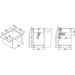 ALVEUS PURE 30 zlewozmywak stalowy MONARCH miedź