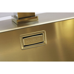 ALVEUS PURE 30 zlewozmywak stalowy MONARCH złoty