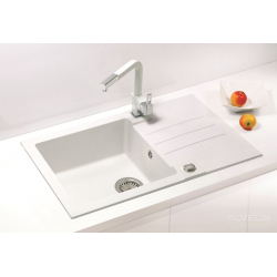 ALVEUS ROCK 130 zlewozmywak granitowy biały