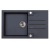 ALVEUS ROCK 130 zlewozmywak granitowy czarny