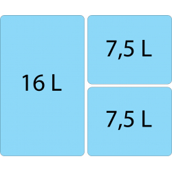 ALVEUS Sortownik Albio 30 ( 16 L + 2x7,5 L)