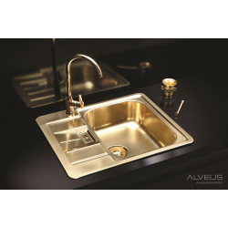 ALVEUS LINE 60 zlewozmywak stalowy MONARCH brąz